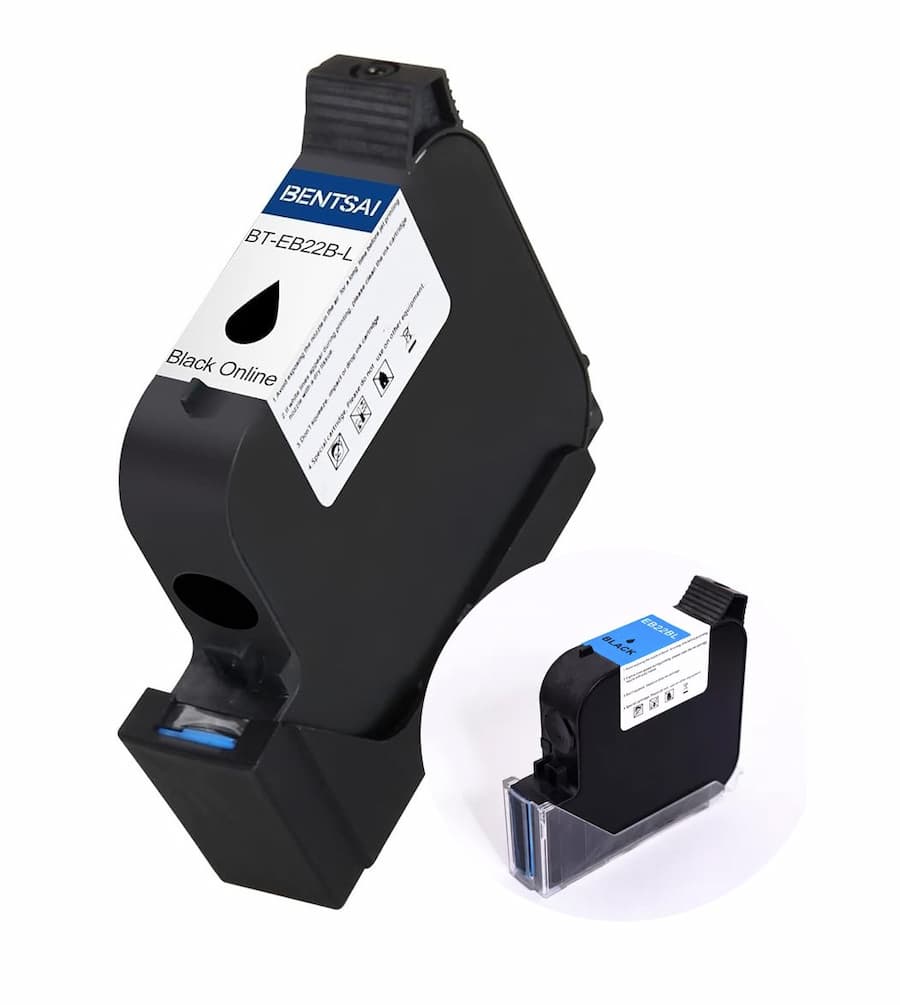 Tinta para impresora marcadora manual sobre superficie porosa